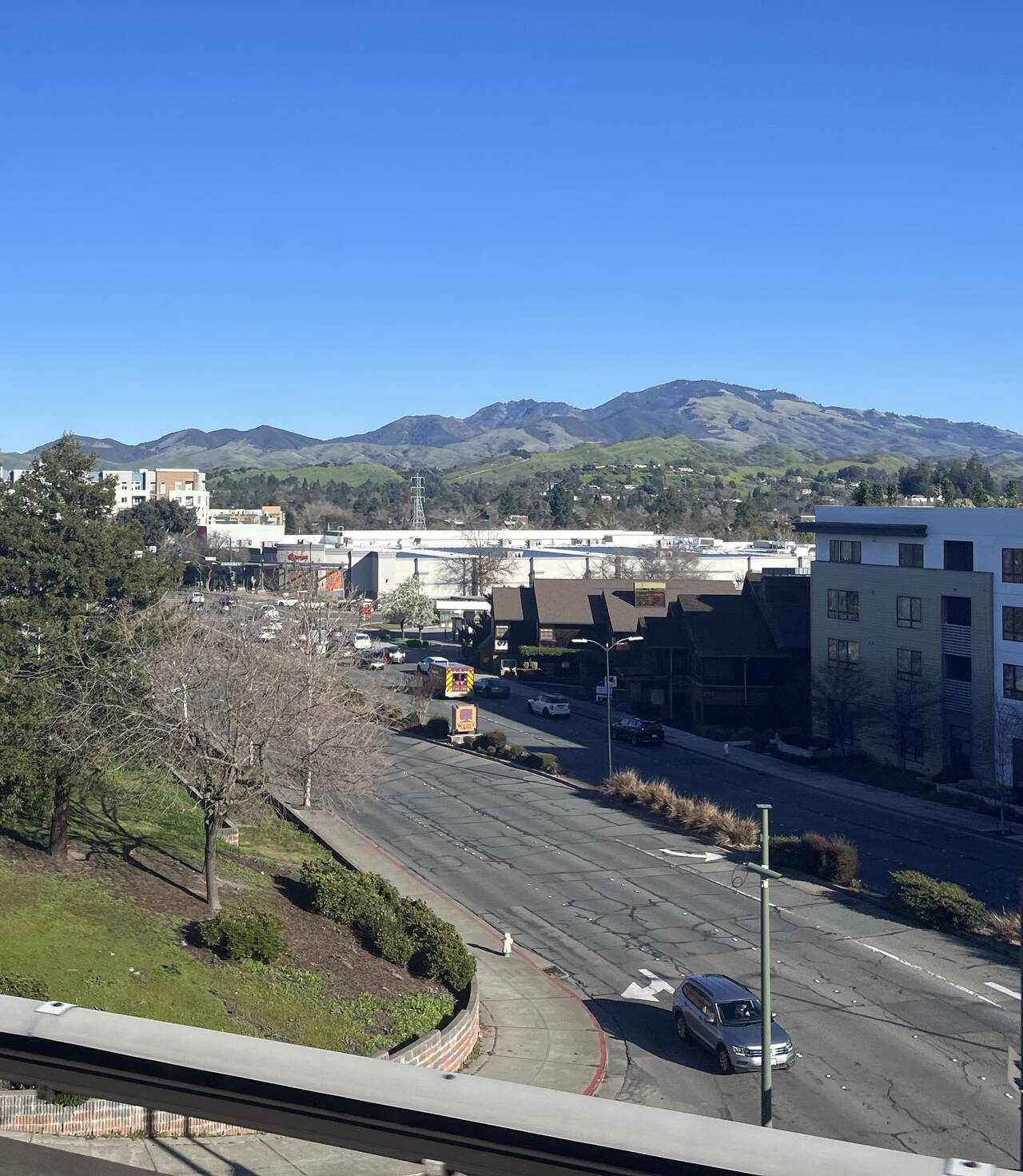 A view of Mount Diablo from Walnut Creek.